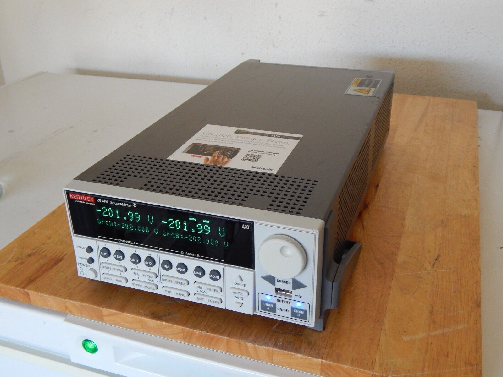 Keithley 2614B dual SourceMeter tested w/data, USA dealer, avoid 25% tariffs Keithley 2614B dual SourceMeter tested w/data, USA dealer, avoid 25% tariffs